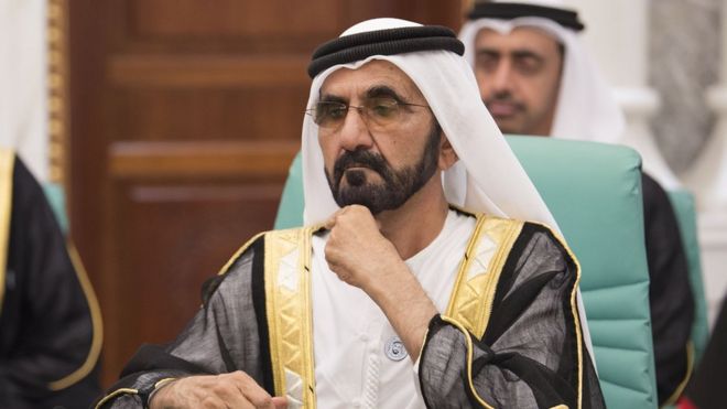 ஐக்கிய அரபு நாடுகளின் பிரதமர் ஷேய்க் மொஹம்மத் பின் ரஷீத் அல் மக்தும்