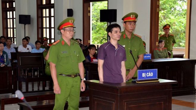 Phiên sơ thẩm xét xử nhà hoạt động Nguyễn Ngọc Ánh.