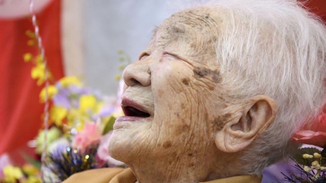 Kane Tanaka on her 117th birthday