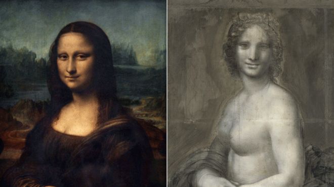 De izquierda a derecha: la "Mona Lisa" (AFP), la "Monna Vanna" (Alamy)