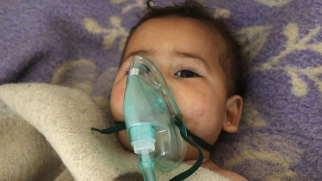 Suriye Kimyasal saldırı çocuk