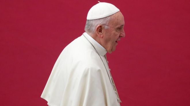 Папа Фрэнсис ведет еженедельную общую аудиторию