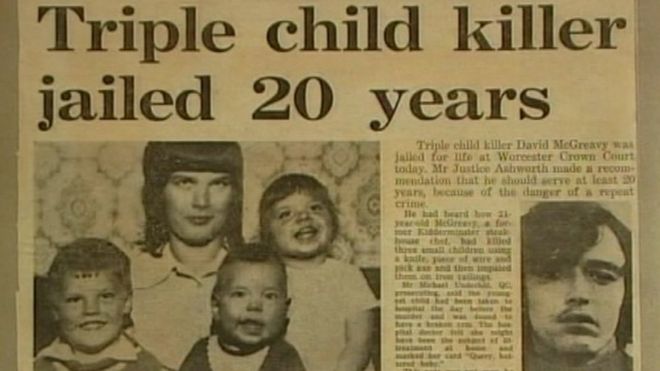 Газеты того времени показывают мать и ее троих детей