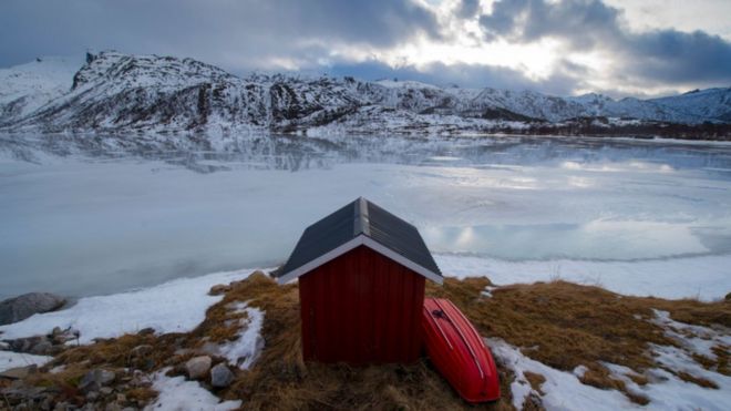 Paisaje en Noruega