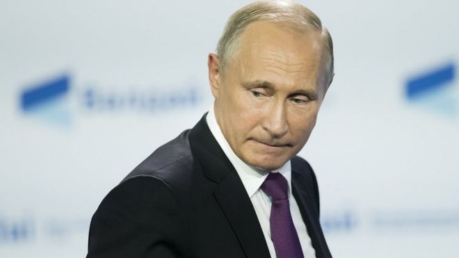 Russia president Vladimir Putin