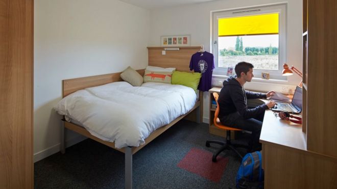 студенческая комната в Эдинбурге