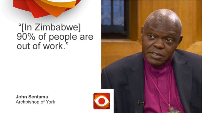 Reality Check Are 90 Of Zimbabweans Unemployed Bbc News - 