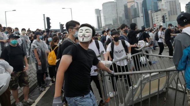 Resultado de imagen para Fotos de Las movilizaciones en Hong Kong