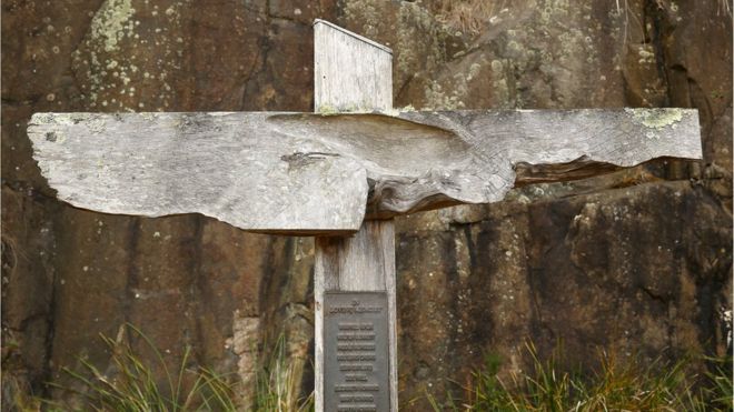 Мемориальный крест в Порт-Артуре