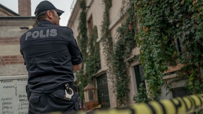 File image of Turkish police officer