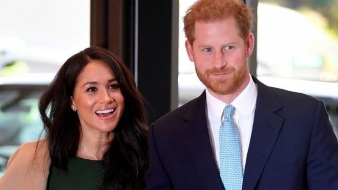 El duque y la duquesa de Sussex