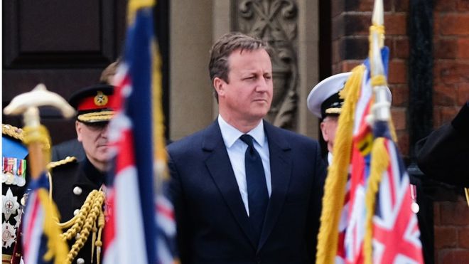 Дэвид Кэмерон на параде в День Вооруженных Сил
