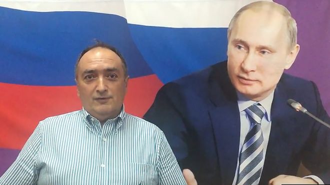 Интервью Марата Динаева - человека, который руководит нападениями пенсионеров на штаб оппозиционера в Краснодаре.