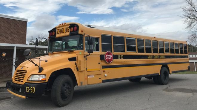 Школьный автобус округа Шелби в Алабаме