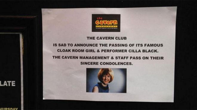 Объявление о Cavern Club