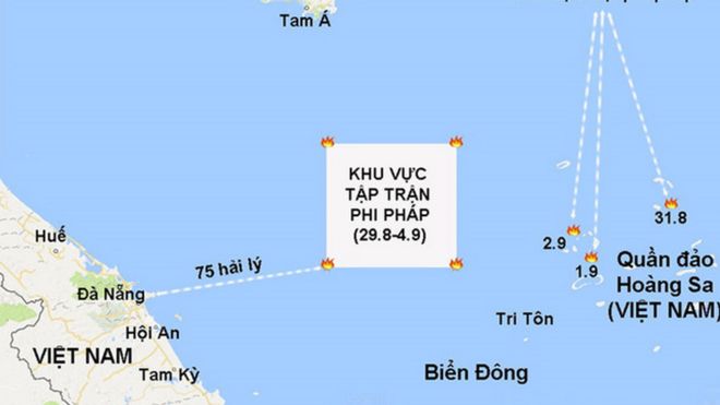 Báo Thanh Niên hôm 1/9 đưa tin website của Cục Hải sự Trung Quốc (MSA) thông báo nước này tiến hành cuộc diễn tập quân sự từ 29/08 đến 4/09/2017