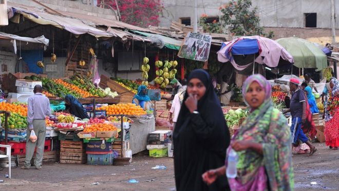 Рынок в Джибути