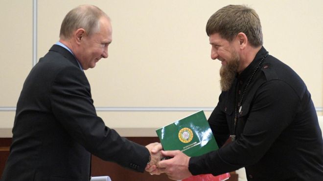 Путин и Кадыров