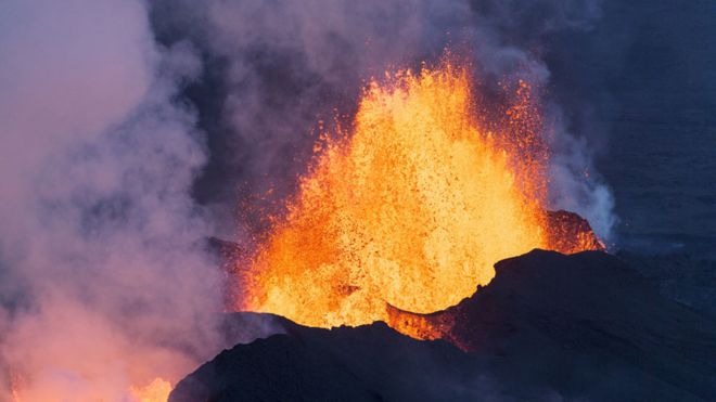 Erupción del volcán Bardarbunga en 2014