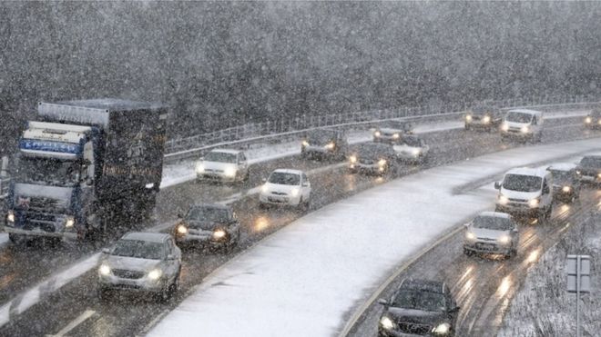 Автомобили в снежных условиях