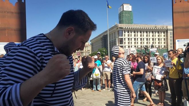 Акція підтримки Олега Сенцова