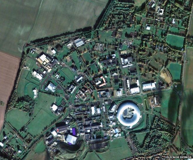 Изображение Деймоса-2 Харвелла в Оксоне, Великобритания