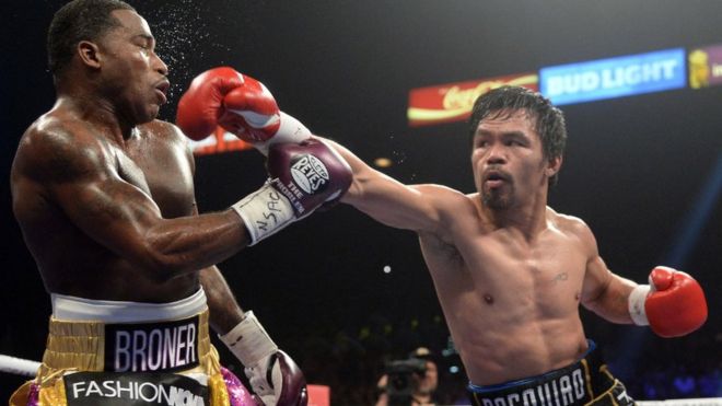 Manny Pacquiao vence a Adrien Broner