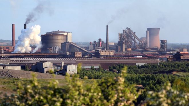 Сайт компании British Steel Scunthorpe