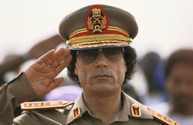 الزعيم الليبي الراحل