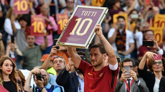 Resultado de imagen de francesco totti despedida