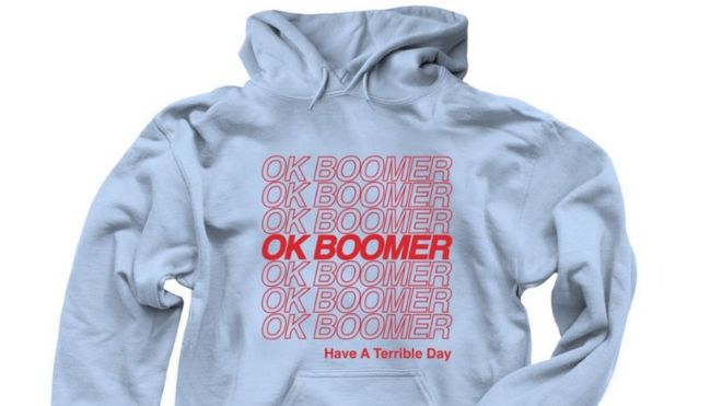 изображение толстовки OK Boomer на продажу
