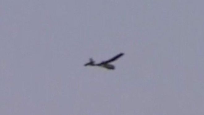 Dron de Estado Islámico de camino a Mosul, en Irak