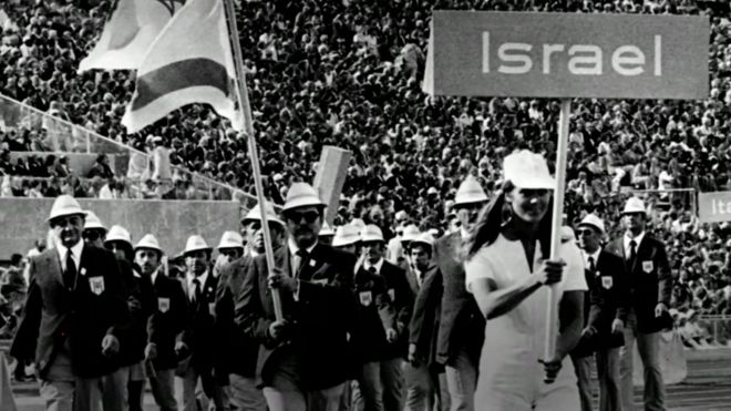 Israeli competitors at the Munich Olympic Games in 1972