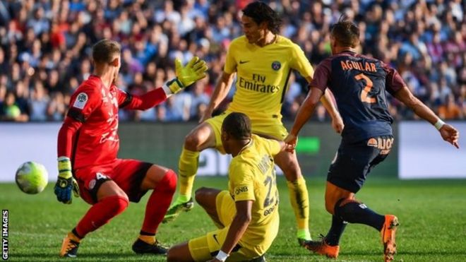 Paris St-Germain wapoteza alama kwa kutoka sare na Montpelleir