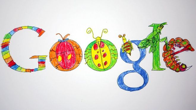 Google en colores infantiles