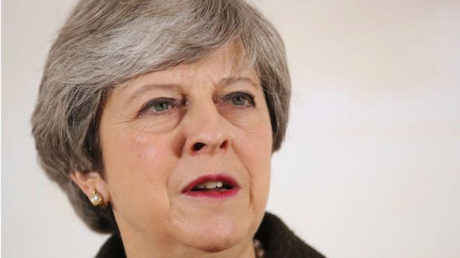 பிரிட்டன் பிரதமர் தெரீசா மே