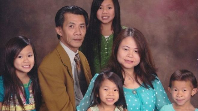 Ông Michael Phương Minh cùng gia đình tại Hoa Kỳ