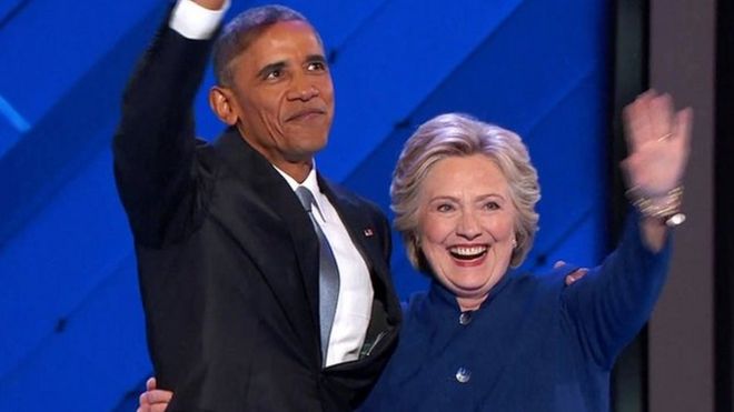 Обама и Клинтон