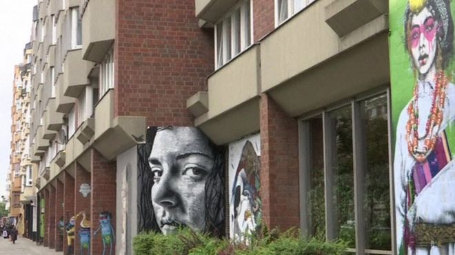 Граффити в Берлине (сентябрь 2017 г.)