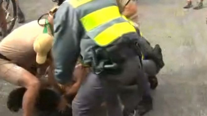 Un hombre es arrestado tras intentar robar la antorcha olímpica