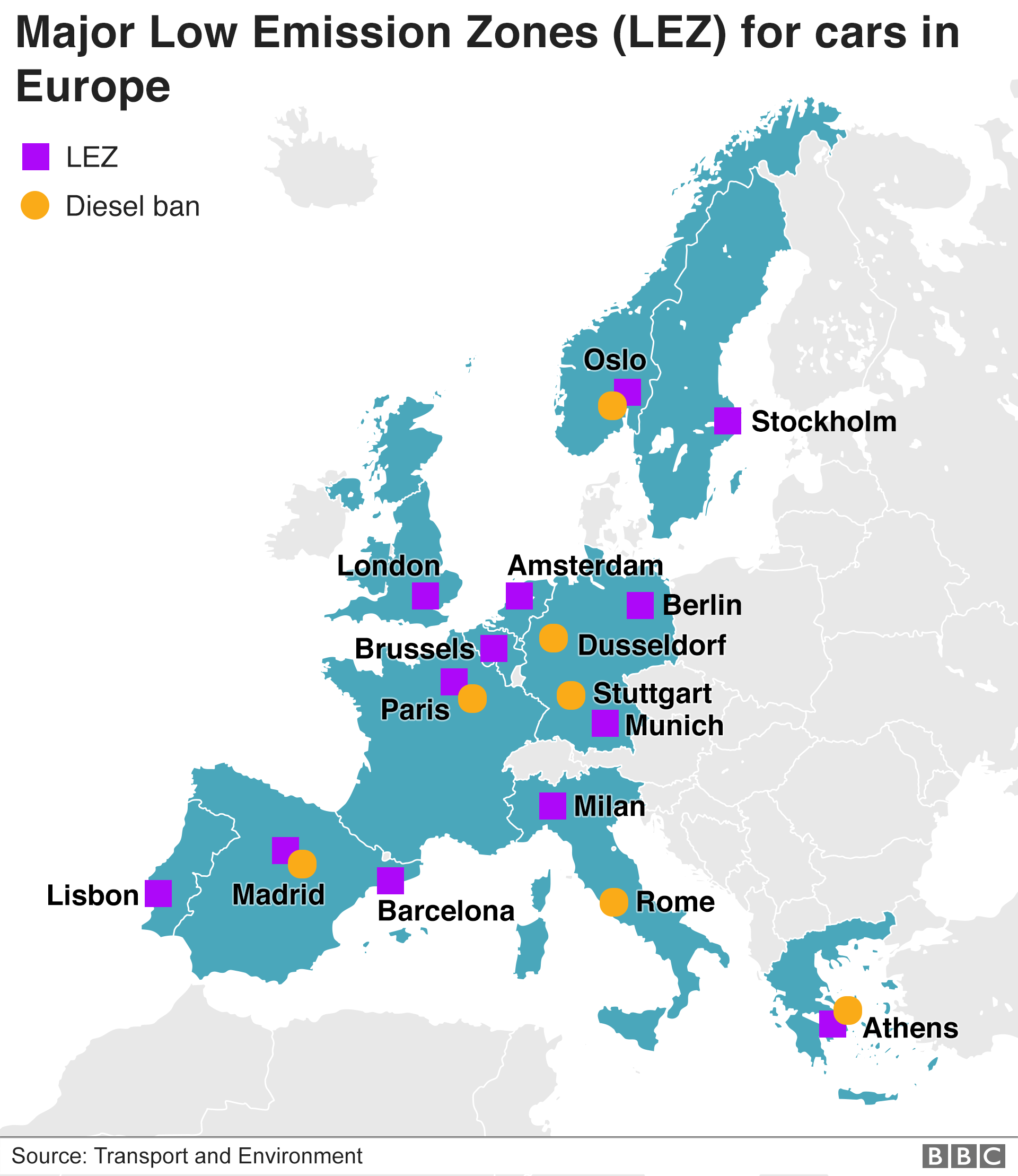 majow зоны с низким уровнем выбросов в Европе