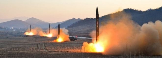 Раздаточные материалы по запуску ракет в Северной Корее (7 марта 2017 г.
