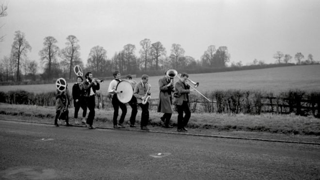 صورة لفرقة "كاونتي" التقطها جون "هوبي" هوبكنز في عام 1960