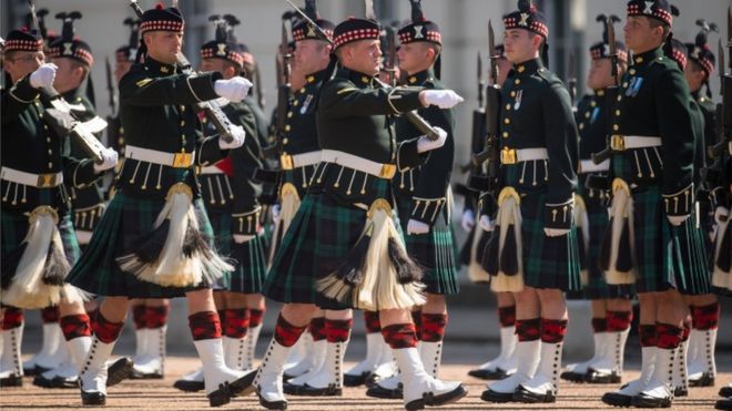 Шотландские солдаты
