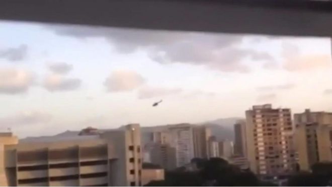 Helicopter over Caracas