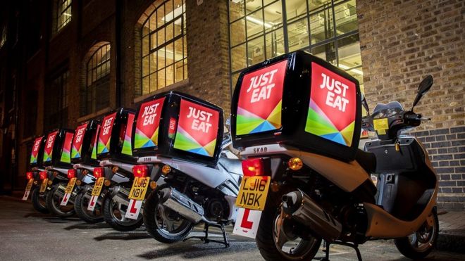 Just Eat scooters
