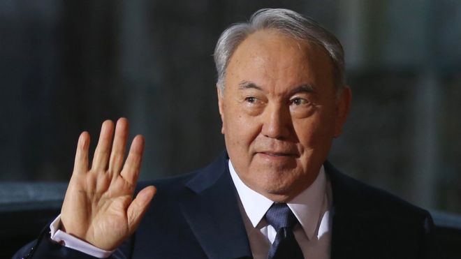 Президент Казахстана Нурсултан Назарбаев посетит Германию в январе 2015 года.