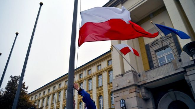 Prédio do governo em Varsóvia