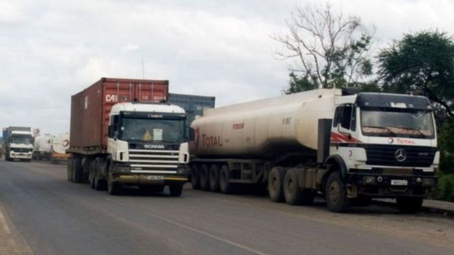 Malori ya mizigo yanayoingia na kutoka Uganda