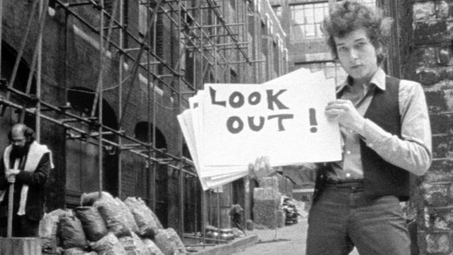 Боб Дилан в «Не оглядывайся назад»